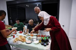 Palestinian-American Loui Ridi gains access to his besieged West Bank home, in Qusra