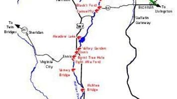 Madison River Fishing Access Site Map Outdoors Billingsgazette Com Upper Madison River Map