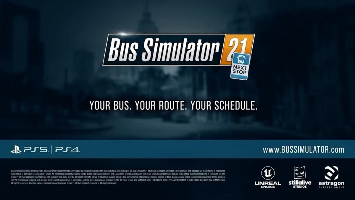 Bus Simulator 21 Next Stop Release Trailer PS
