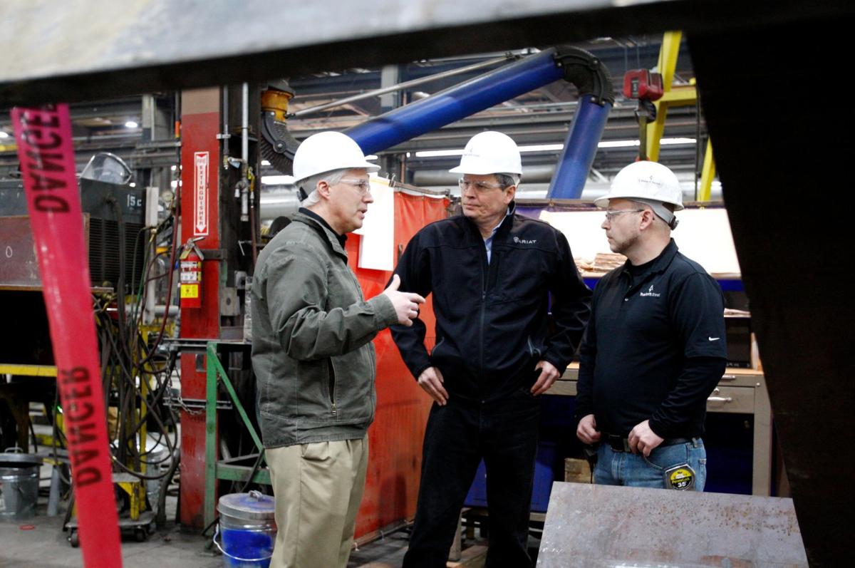 Daines Optimistic Congress Will Pass An Infrastructure Bill He Says During Steel Plant Tour 406 Politics Billingsgazette Com