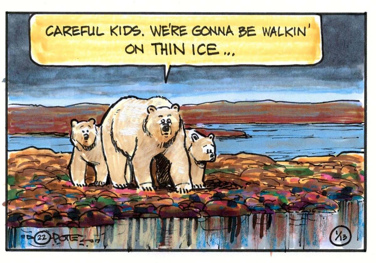 Losing ice