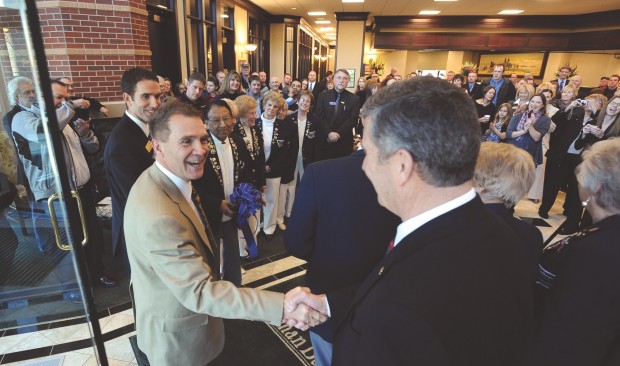 Wayne Nelson, Stockman Bank grand opening