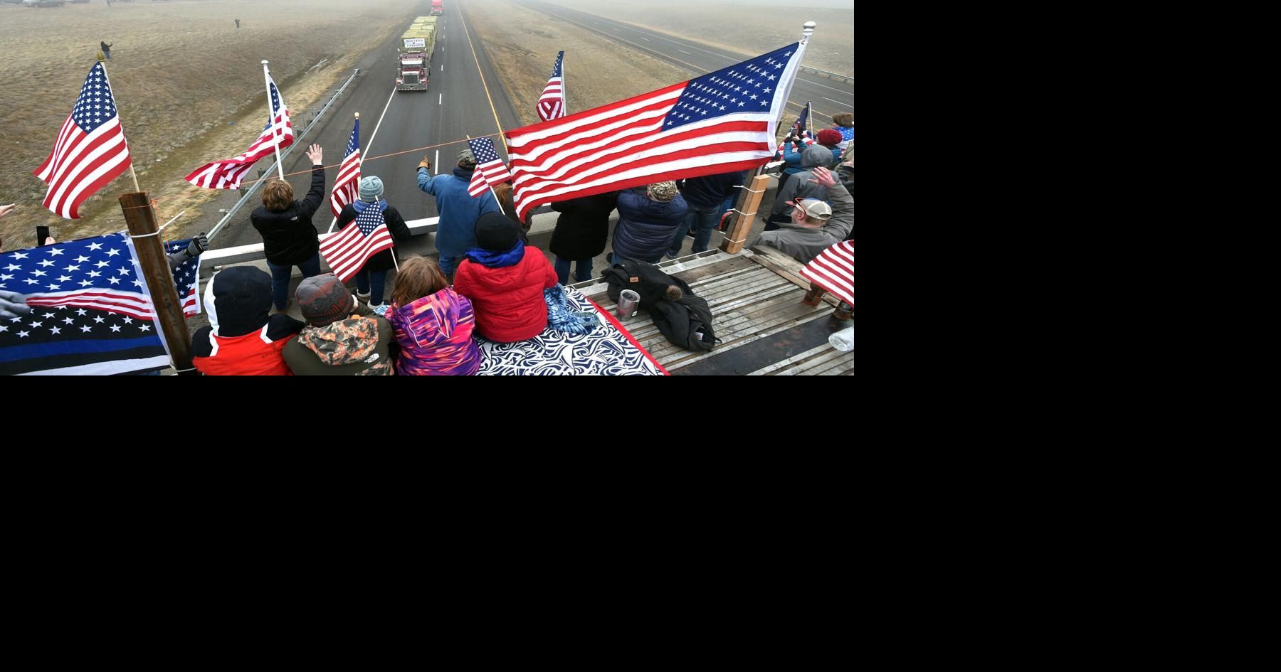 'American Freedom Convoy' passes through Billings en route to DC