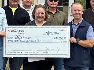NorthWestern Energy donates $10,000 to Toby’s House campaign