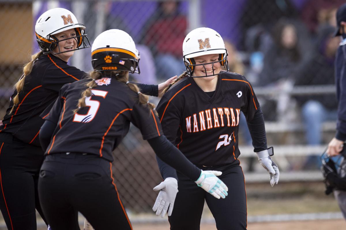 Photos Laurel vs. Manhattan softball Softball