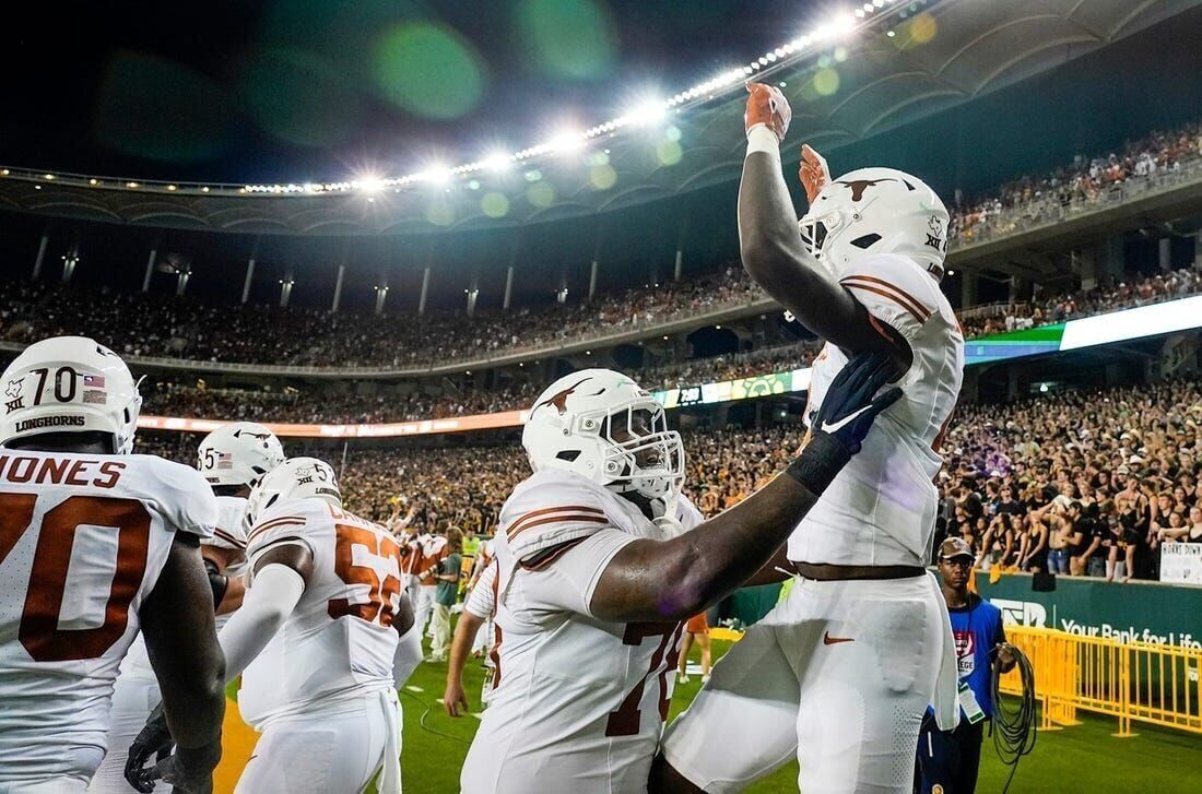 No. 24 Kansas returns to Austin to face No. 3 Texas in a Big 12 meeting of  unbeaten teams