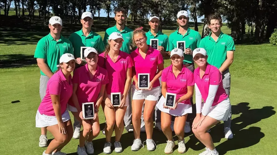 Rocky Men’s and Women’s Golf Cruise to Team Titles at Comet Invitational