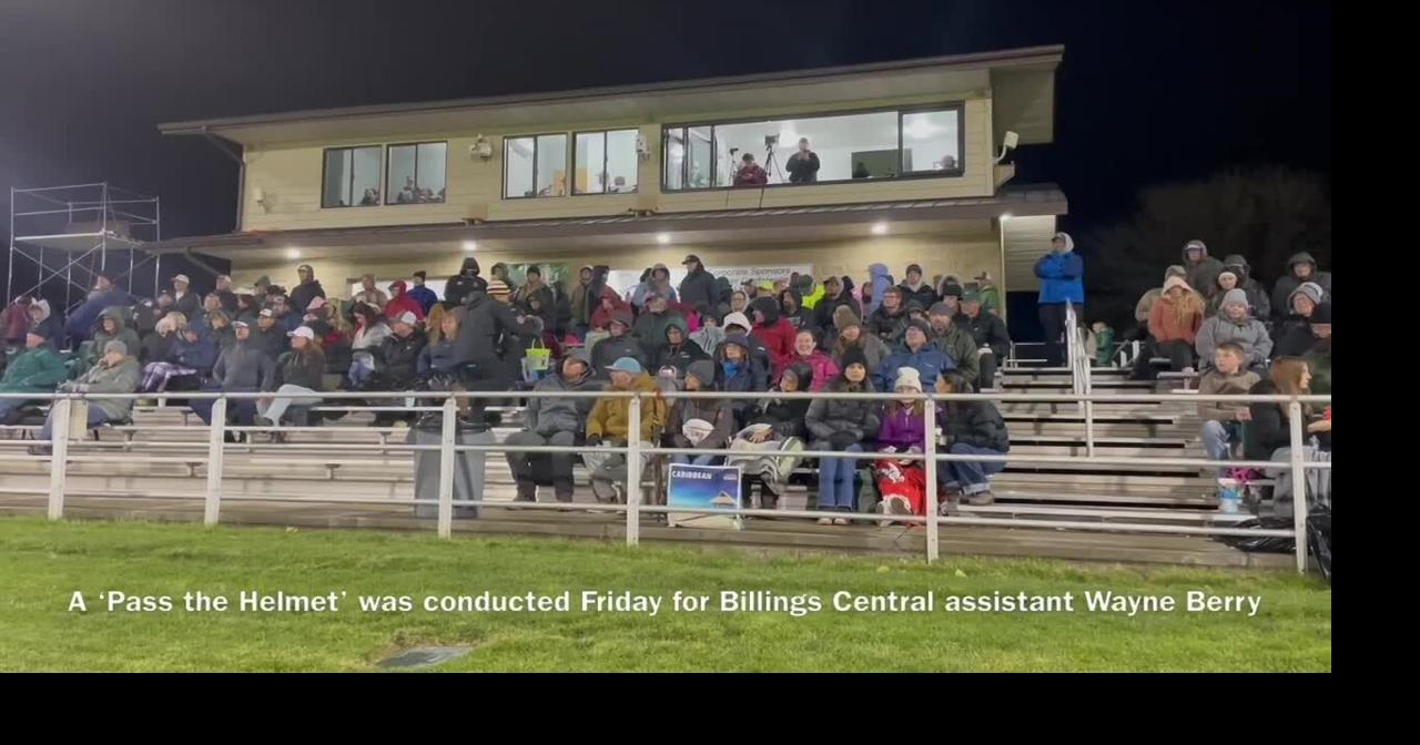 'Pass the Helmet' for Billings Central DC Wayne Berry