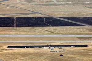 Photo: Yellowstone International Airshow setup begins