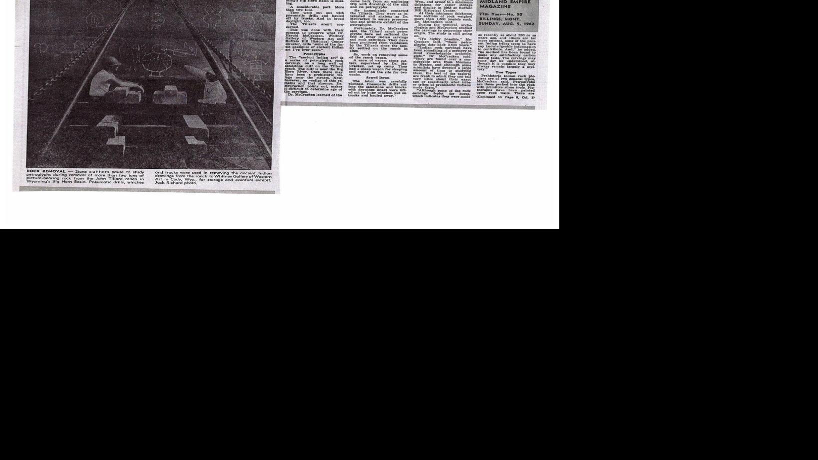 Old newspaper article Wyoming News