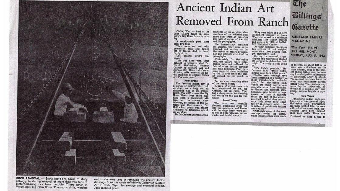 Old newspaper article Wyoming News