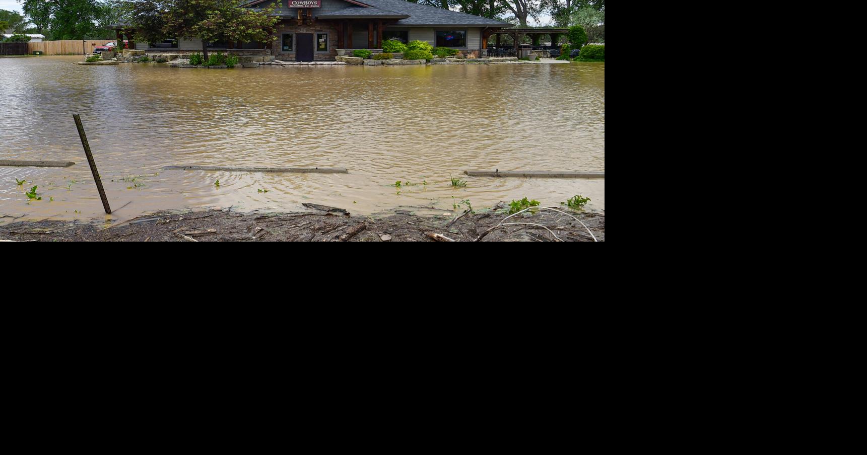 Historic flooding hits Huntley