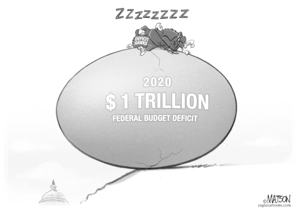 Deficit hawks stay quiet