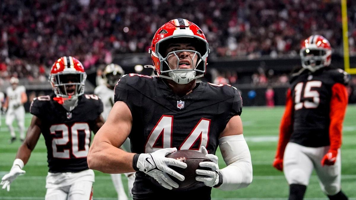 Troy Andersen scores TD, gets hurt in Atlanta Falcons win