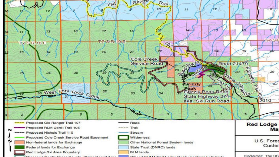 Red Lodge Mt Map