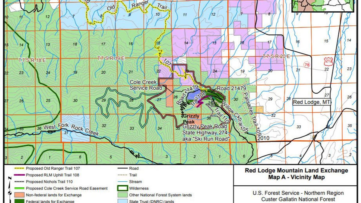 New Trail Across Several Landowners Property Near Red Lodge A Work In Progress Montana Untamed Billingsgazette Com Red Lodge Mt Map