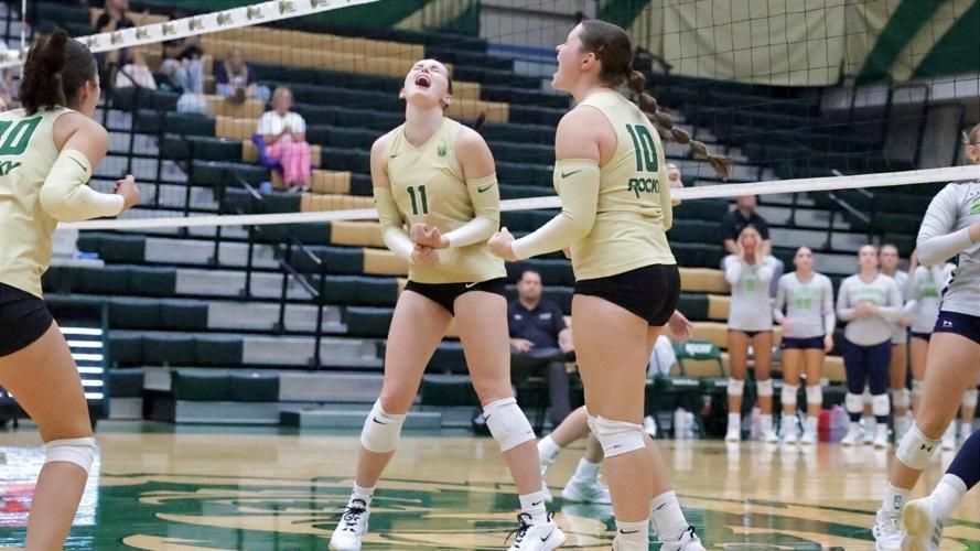 Rocky Volleyball Earns Dramatic Five-Set Victory Over Mayville State