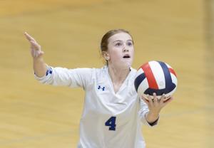 Billings Skyview at Billings West volleyball