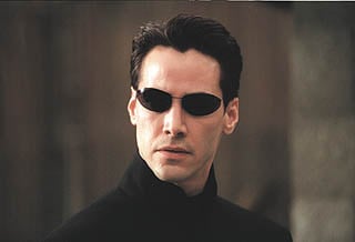 Matrix Neo Sunglasses - Matrix Reloaded