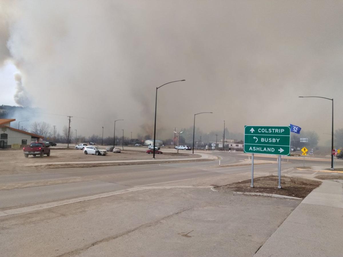 Fire contained after burning into Lame Deer, forcing evacuation Local