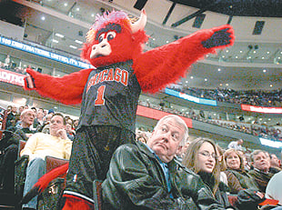 Chicago Bulls Mascot Benny the Bull Bobblehead