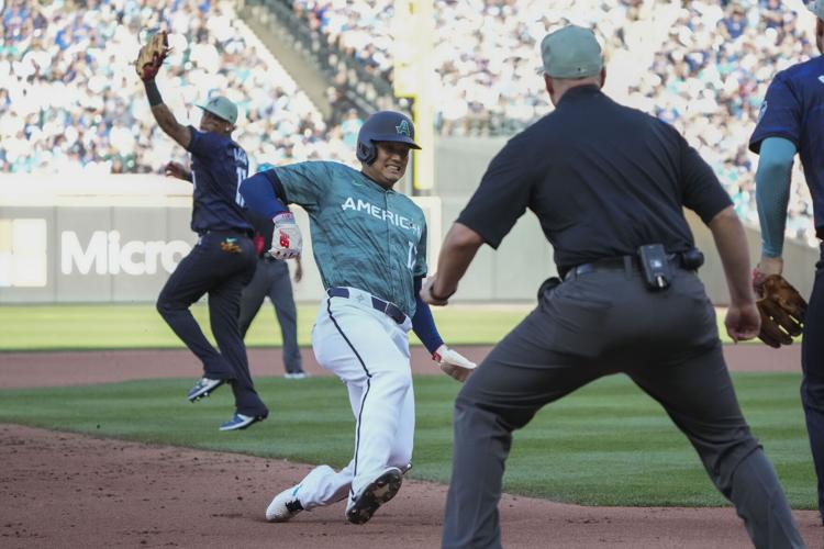 Jonah Heim's Mother-In-Law Throws Out Ceremonial 1st Pitch