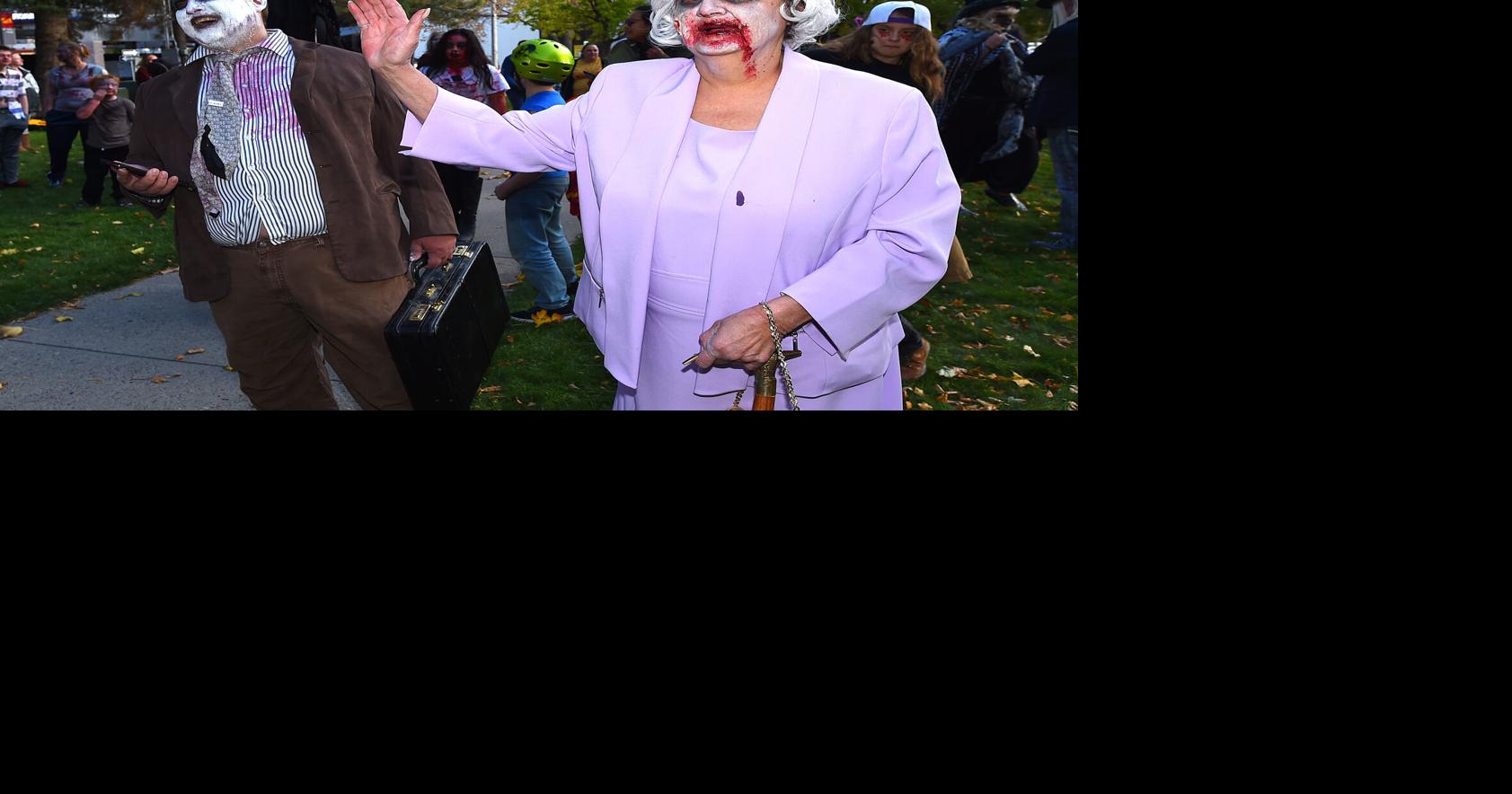 Photos Zombies parade through downtown Billings for Halloween