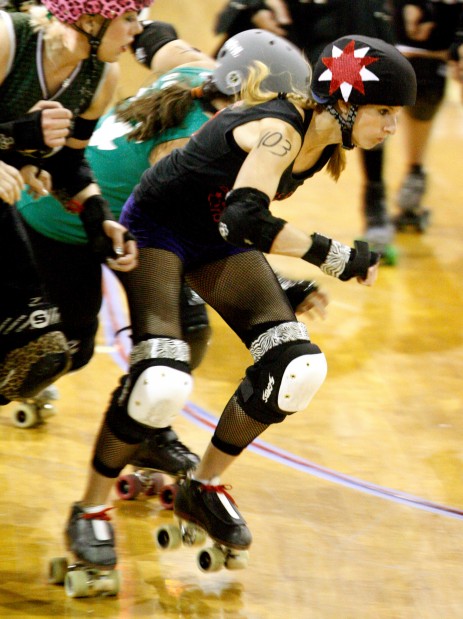 Britt Knee Basher Of The Billings Roller Derby Dames Enjoy Billings Billingsgazette Com