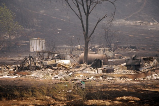 Ash Creek fire burns 110,000 acres, 18 homes