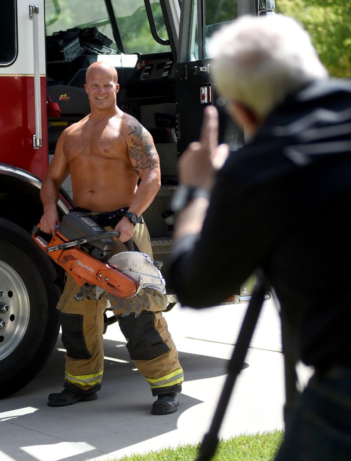 Firefighters show their stuff for calendar photo shoot Local News