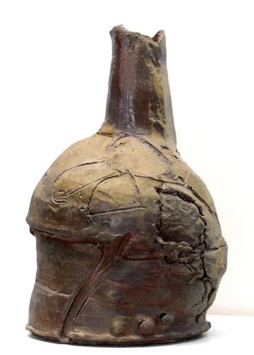 Ceramic pot by Peter Voulkos at Yellowstone Art Museum
