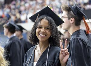 High school graduation day in Billings