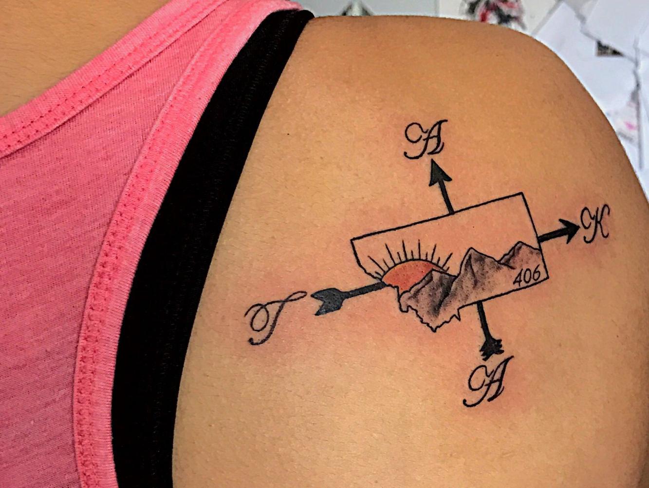 Montana for life Tattoos inspired by the Big Sky State