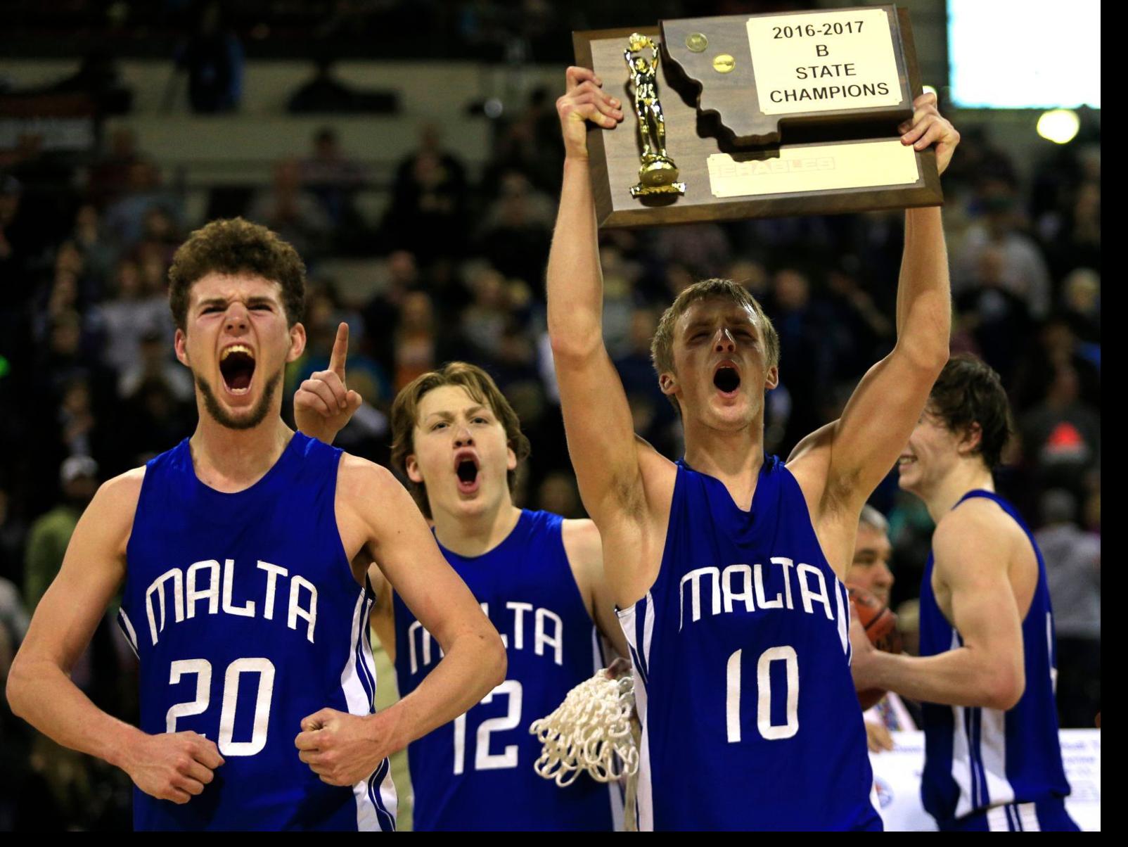 Montana State B Boys Basketball Malta Rallies To Claim