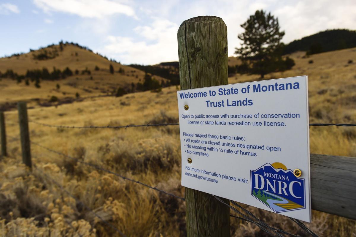 State of Montana Trust Land outside Helena.