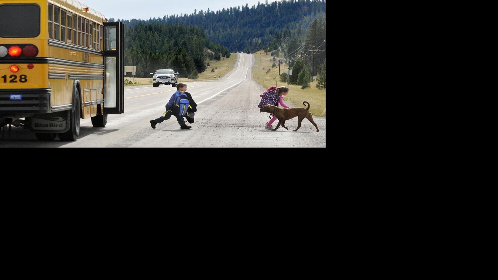 Western Montana school grows to 9 students, gets firstever school bus