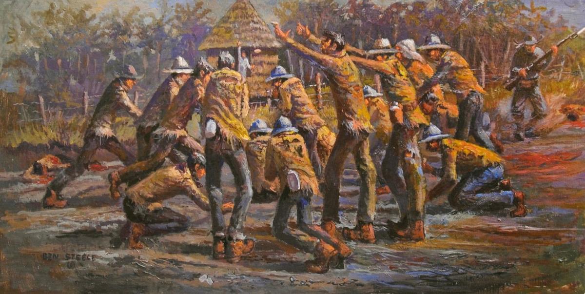 Ben Steele And Bataan Artwork Local News Billingsgazette Com