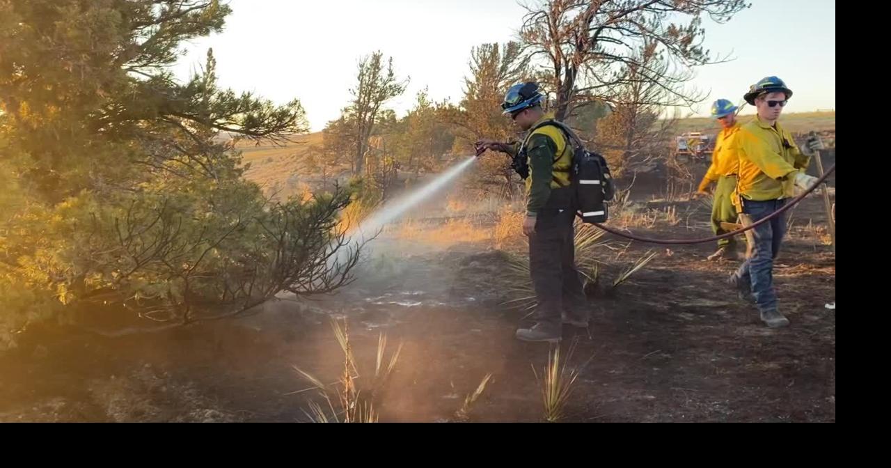 Water Tower fire near Billings in mopup phase.