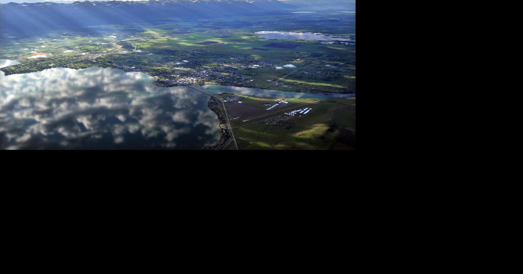 Photo An aerial view of the Flathead Valley
