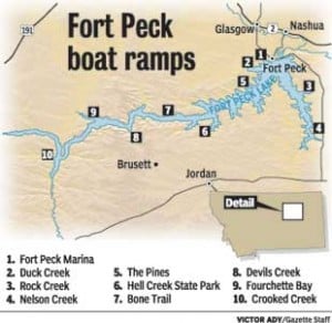 peck fort montana reservoir boat billingsgazette