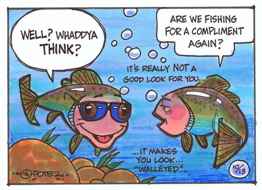 fish with sunglasses