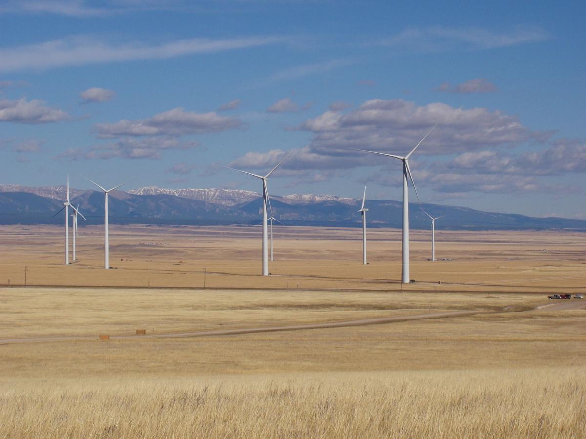 Wind farm near Judith Gap