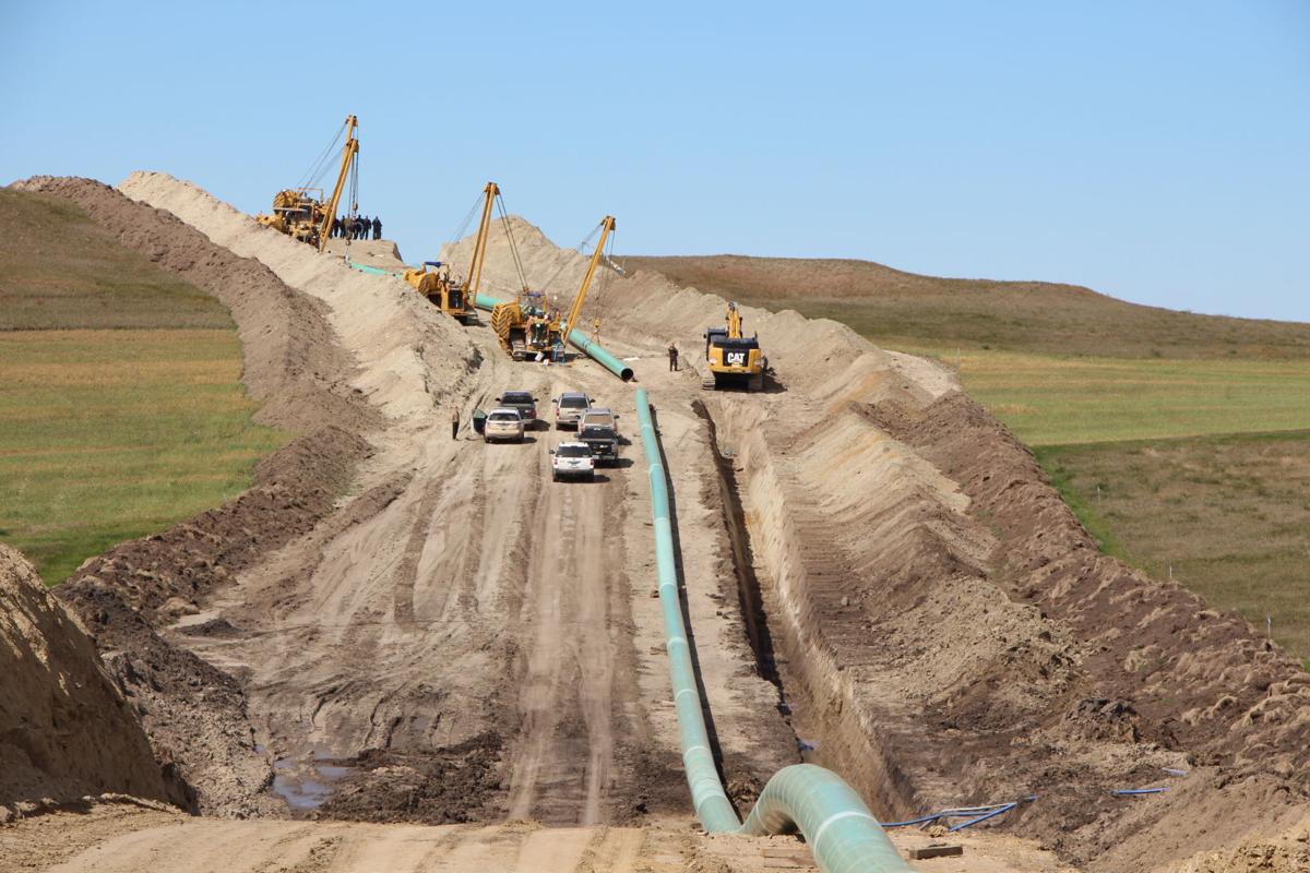 Dakota Access Pipeline construction site