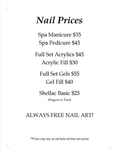 Nail Prices