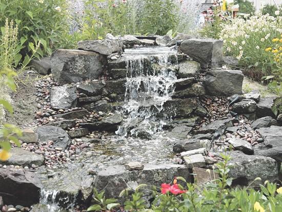 Ponds Fountains Streams Add Sense Of Peace To Backyard Home