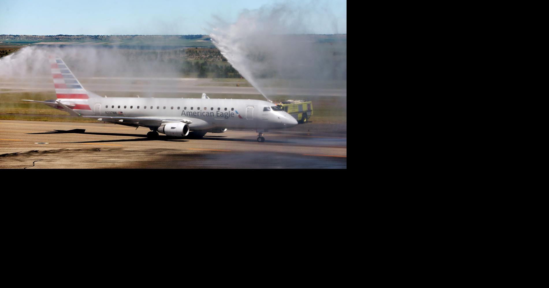 Direct American Airlines flights from Billings to Dallas take off