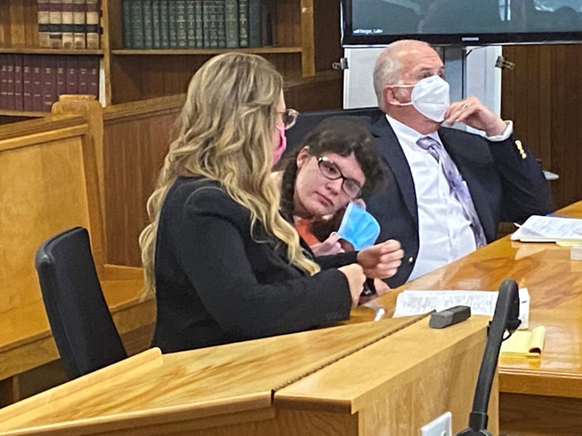 Sandy Moore at sentencing