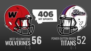 2026 Montana high school football scores Week 1