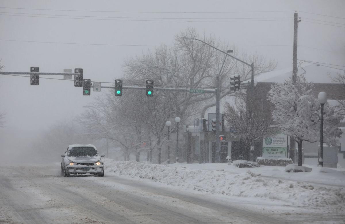 Blizzard Forces Second Day Of Closures In Southeast Wyoming