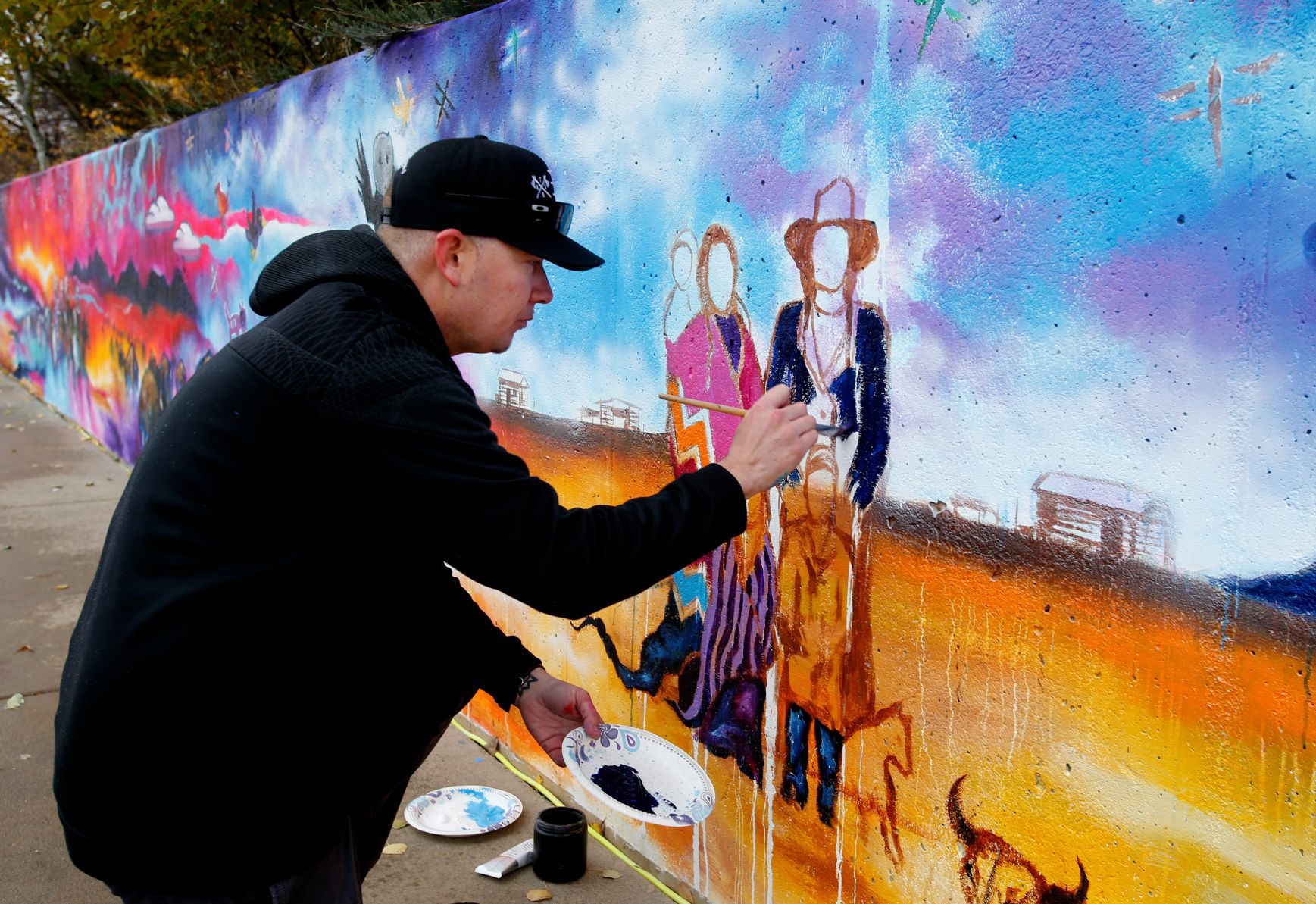 78-foot mural at ZooMontana aimed at raising awareness of opioid crisis